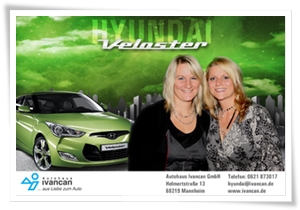 Foto BlueBox mit Sofortdruck für das Autohaus Ivancan Hyundai
