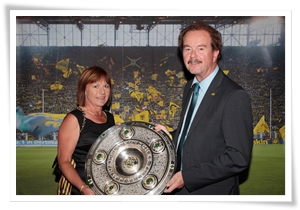 Fotoaktion mit Sofortdruck für den BVB Meisterfeier 2011