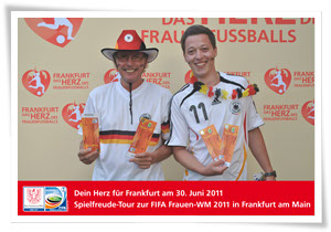 Fotoaktion mit Sofortdruck für das Sportamt Frankfurt