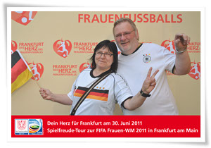 Fotoaktion mit Sofortdruck für das Sportamt Frankfurt