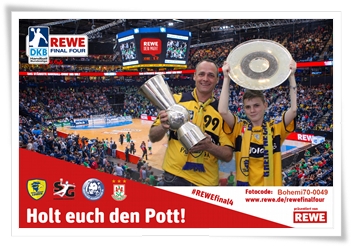 Foto BlueBox Aktion Sofortdruck Handball Bundesliga